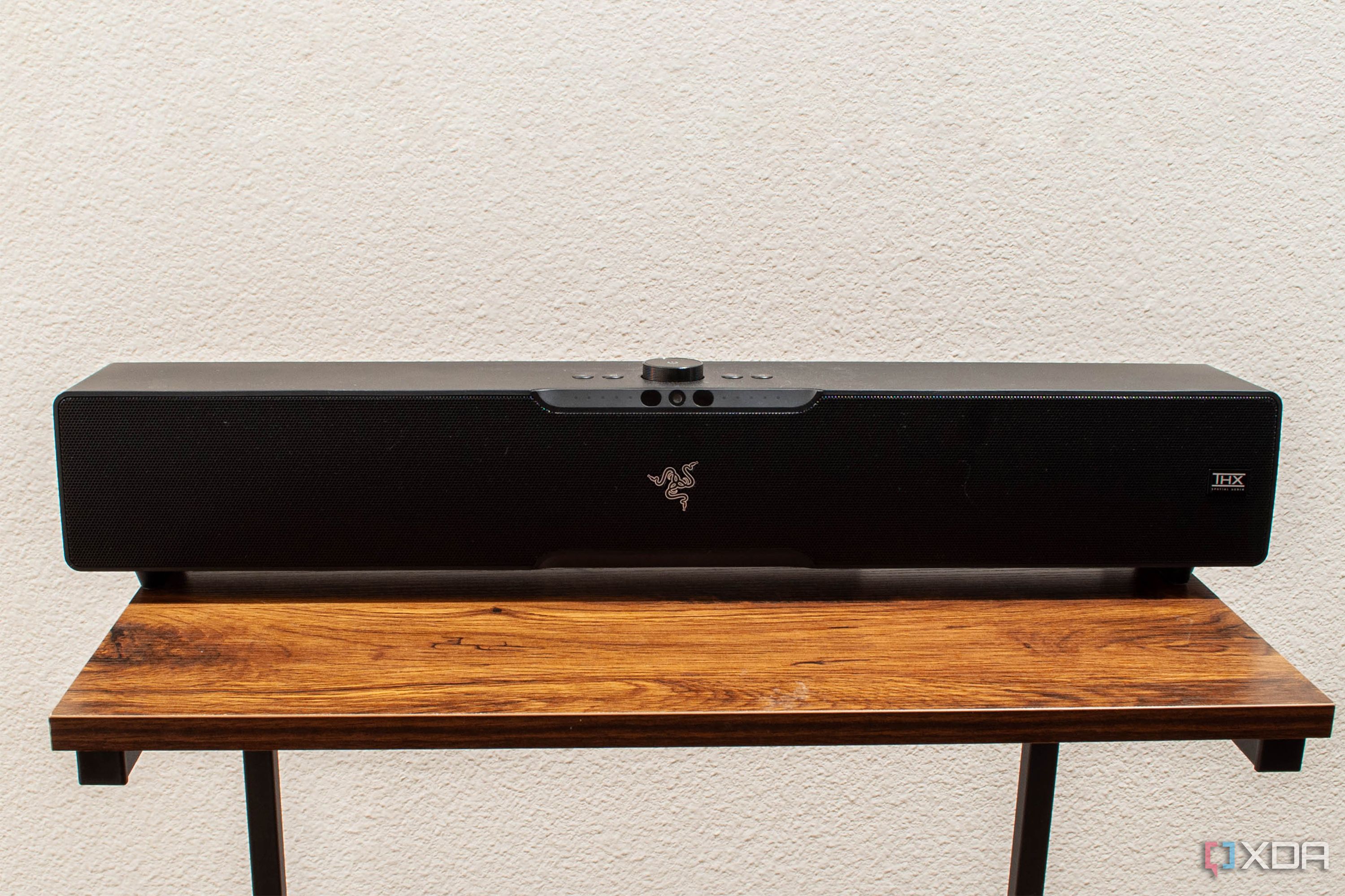 Razer Leviathan V2 Pro on a table