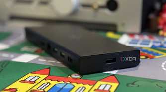 razer usb 4 dock showing the dedicated dongle port that is set apart from the rest of the ports