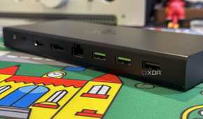 razer usb 4 dock seen from the back side