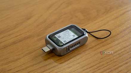 The USB-C port in your telephone helps a lot more than controllers, and those are the most productive makes use of for it Angled view of the Satechi Mini NVMe SSD Enclosure without the lanyard and with an SSD installed