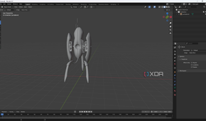 A 3D model of the Turret from Portal 2