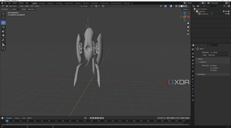 A 3D model of the Turret from Portal 2