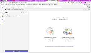 A screenshot of Microsoft Teams web