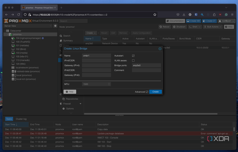 pfsense-virtual-bridges