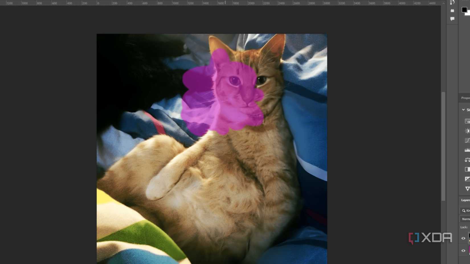 Creating a semi-transparent mask in Photoshop