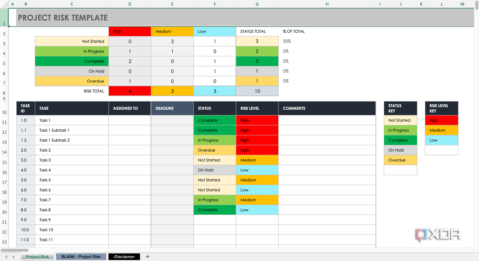 10 free Excel templates that will help you track your projects