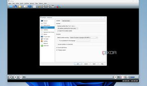 Screenshot of SMPlayer in Windows 11 showing the settings window with options for subtitles