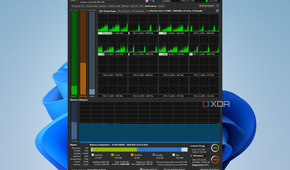 Screenshot of the Performance tab in Task Manager DeLuxe