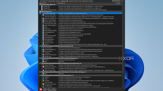 Screenshot of the Autoruns tab in Task Manager DeLuxe