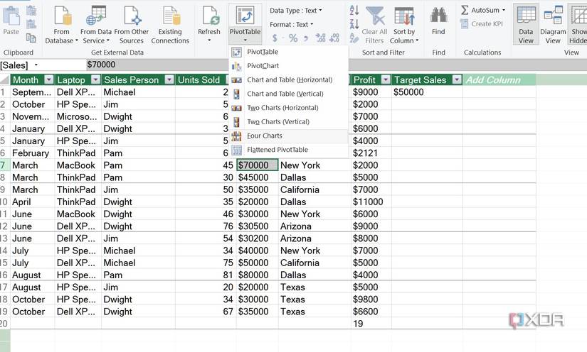 Pivot Functionality 5 ways to use Excel’s Power Pivot with big databases