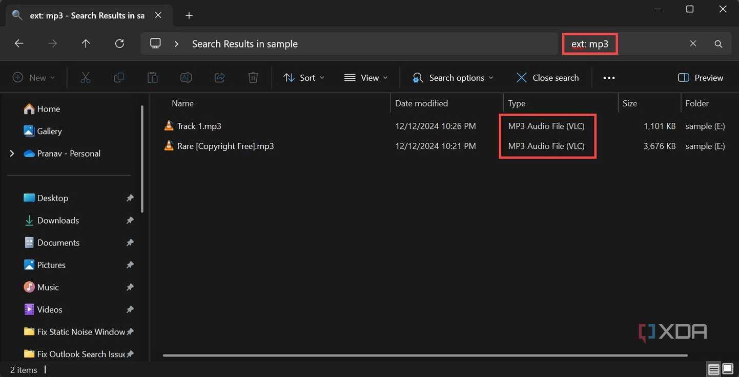 Using ext filter in search