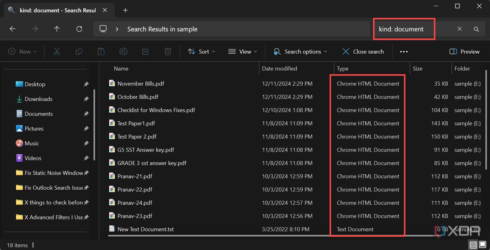 Using-kind-filter-for-document-search