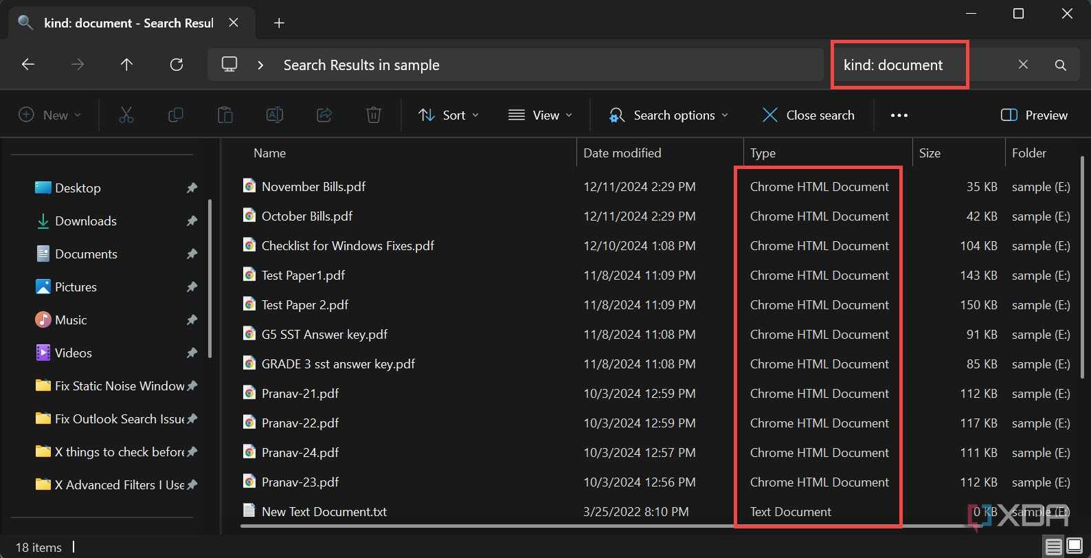 Using-kind-filter-for-document-search