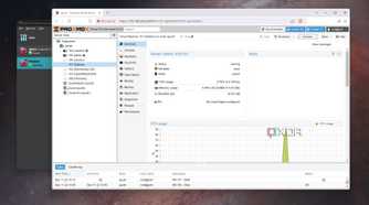 A Proxmox VM running inside VirtualBox