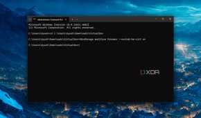 Running the commands to enable nested virtualization for a VirtualBox VM