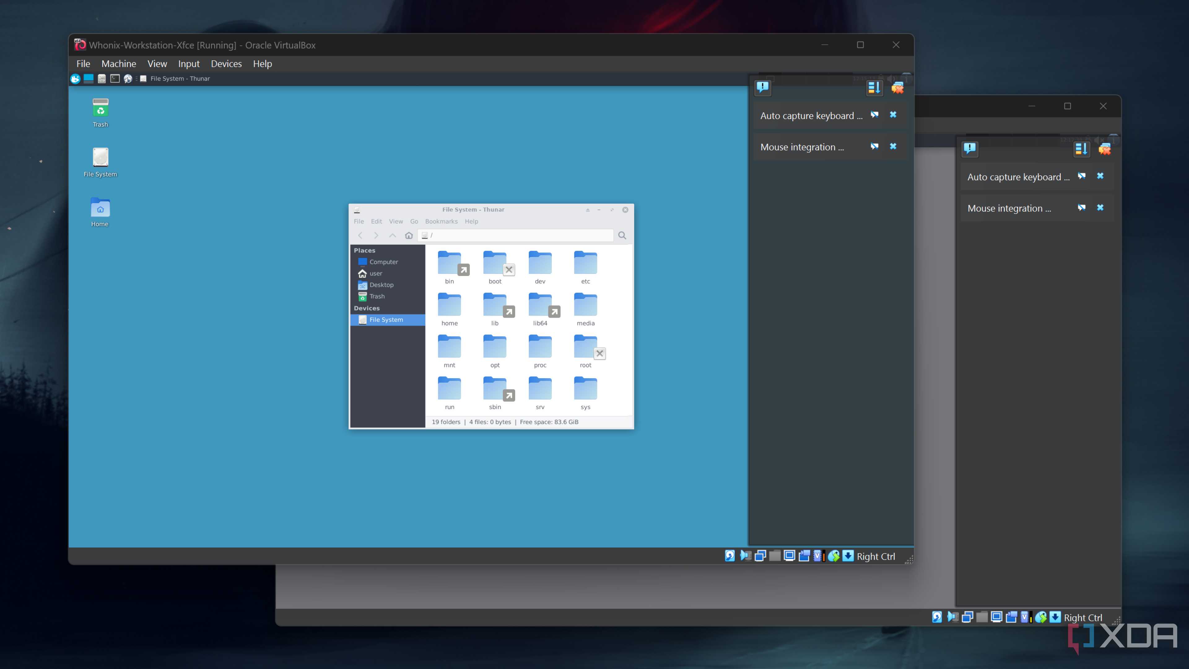 Running Whonix on VirtualBox
