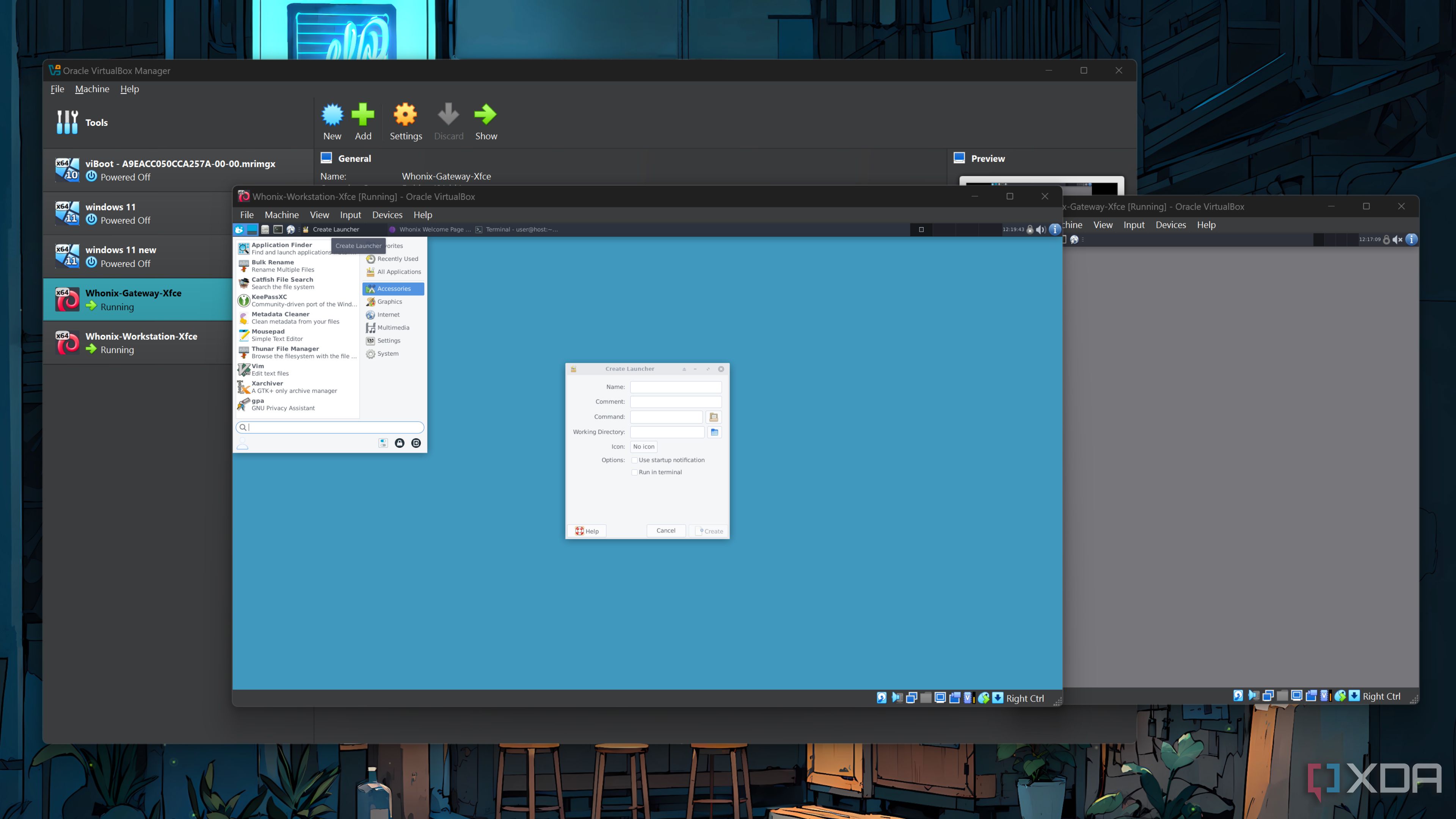 Running Whonix on VirtualBox