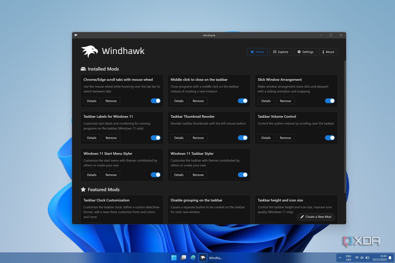 Wind Windows Library Windhawk is one of the coolest Windows customization tools I've ever seen