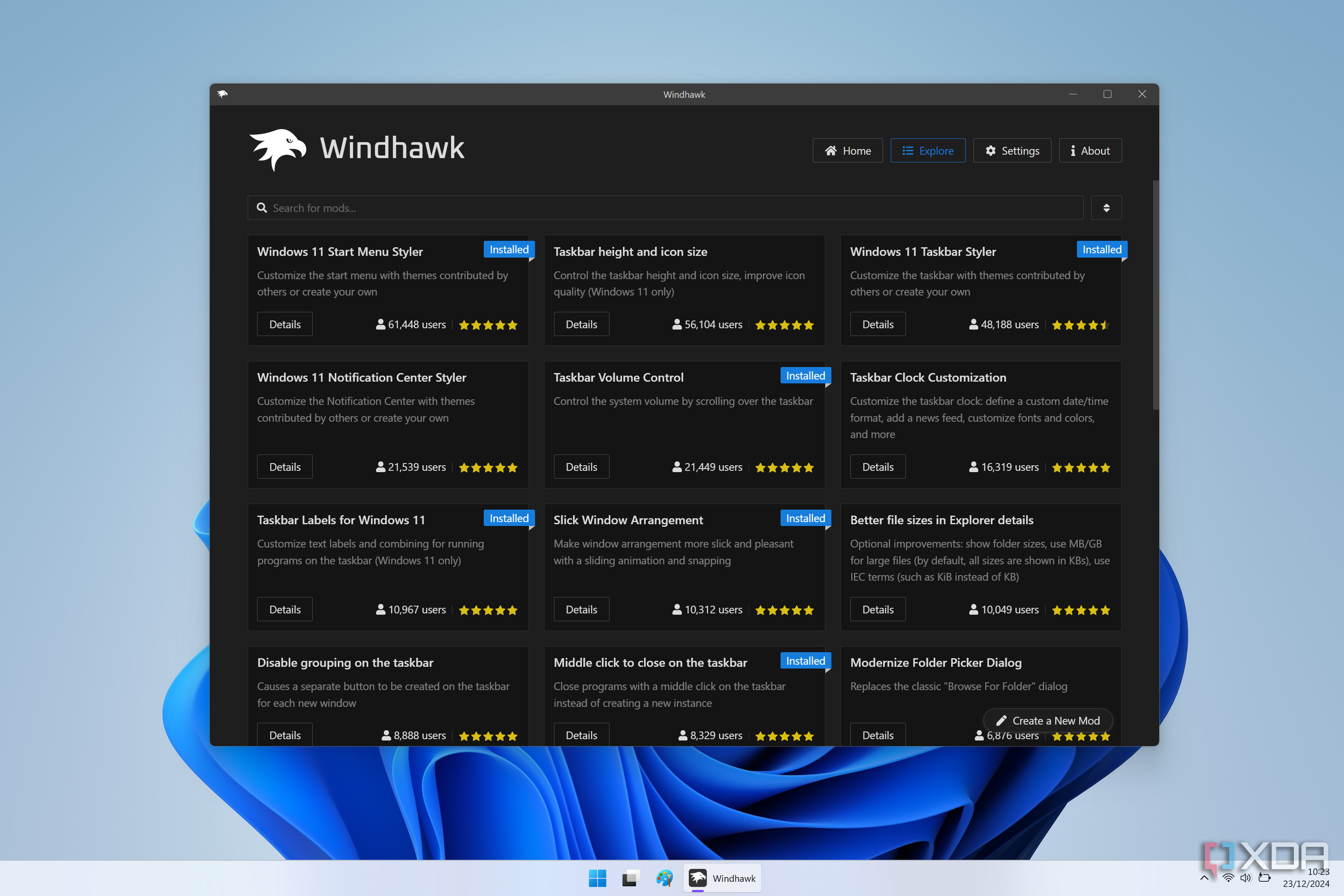 Windhawk vs Rainmeter: Choosing the best way to customize Windows