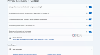 windows-11 privacy settings