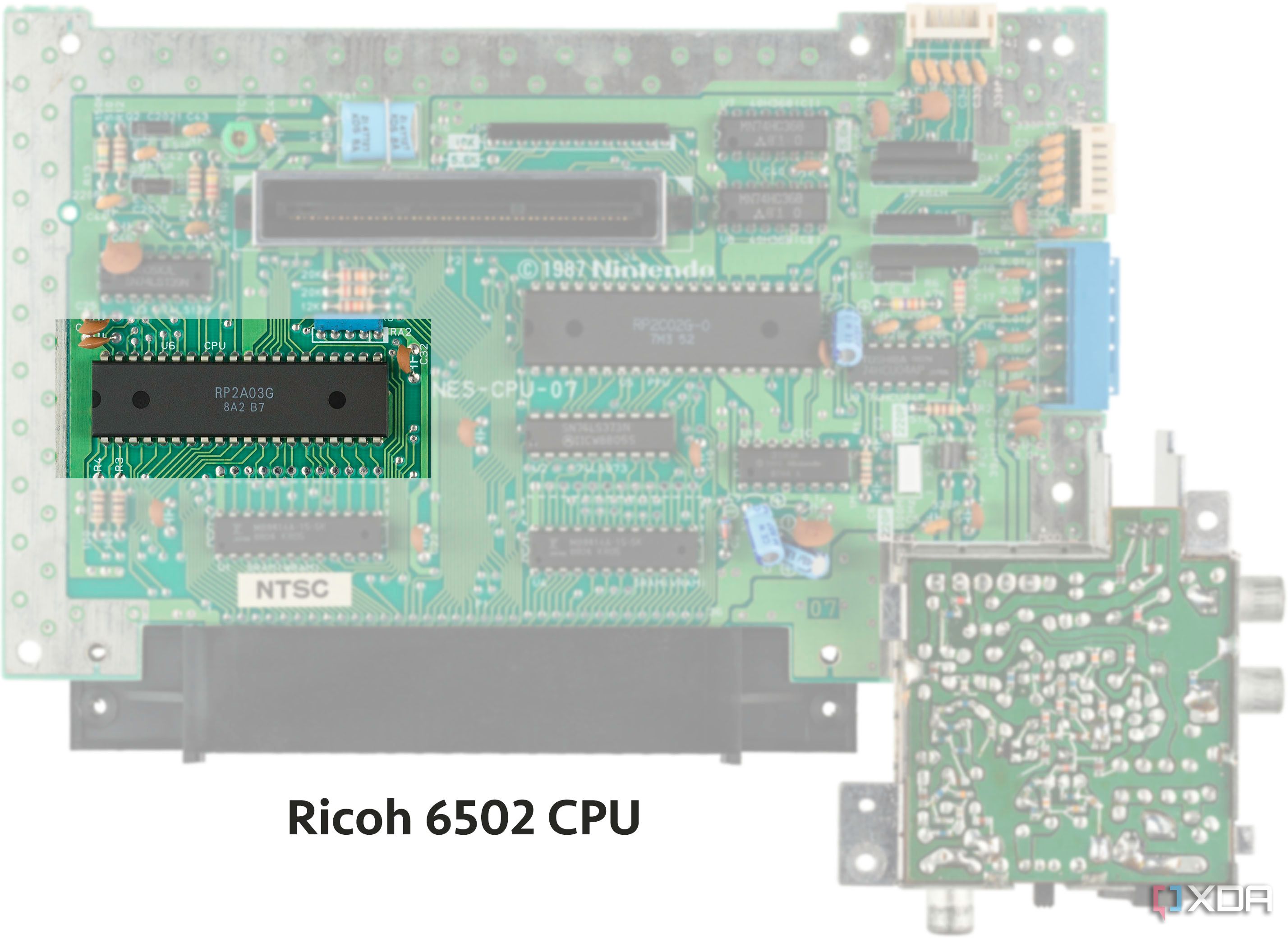Nintendo NES Mk1 - Ricoh 6502 CPU