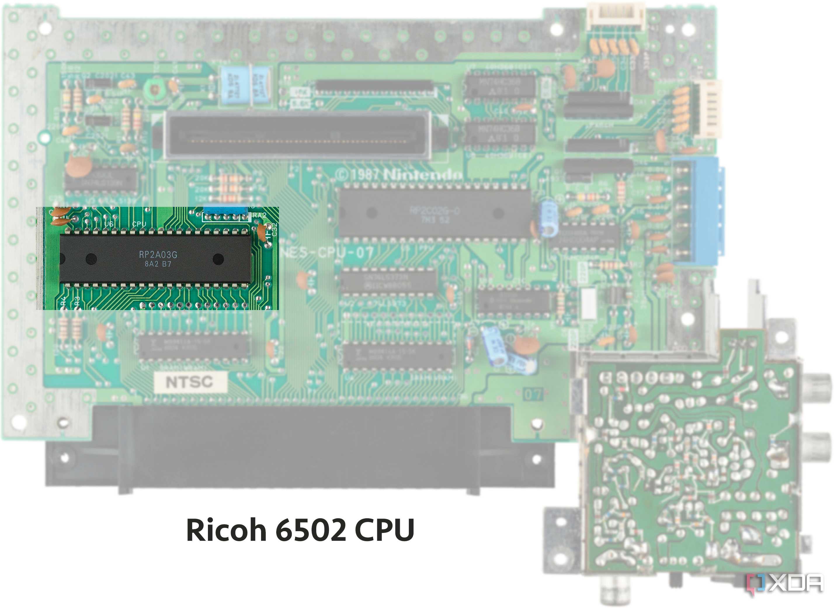 Nintendo NES Mk1 - Ricoh 6502 CPU