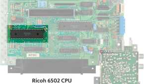 Nintendo NES Mk1 - Ricoh 6502 CPU