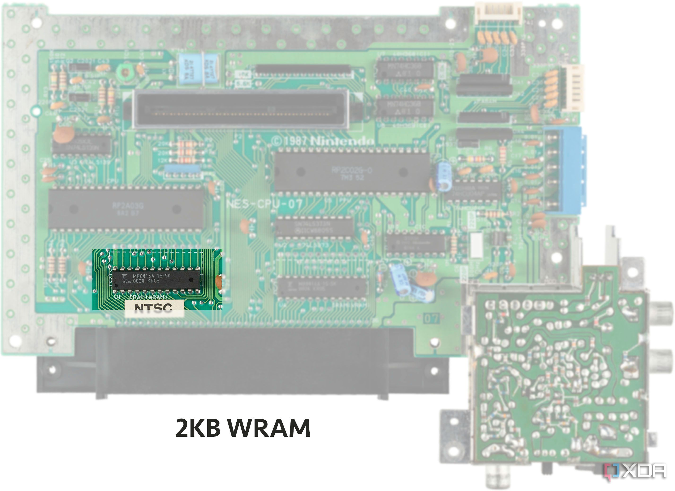 Nintendo NES Mk1 - 2KB-WRAM