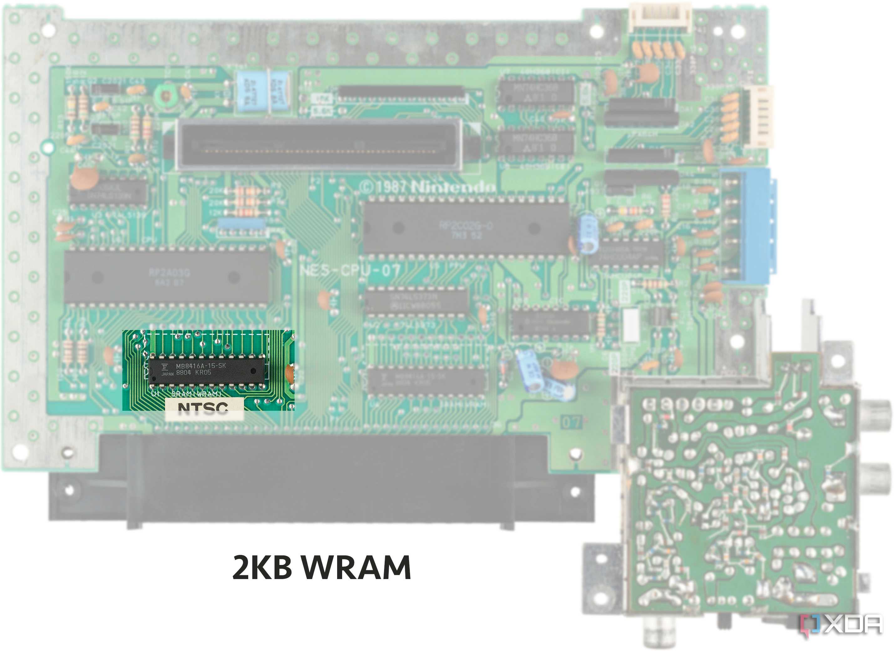 Nintendo NES Mk1 - 2KB-WRAM