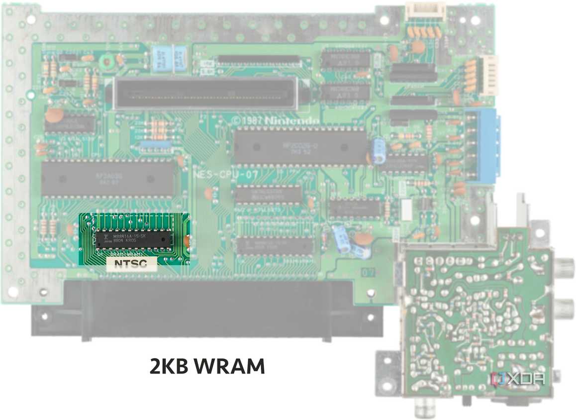 Nintendo NES Mk1 - 2KB-WRAM