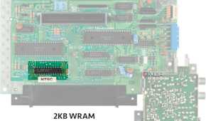 Nintendo NES Mk1 - 2KB-WRAM