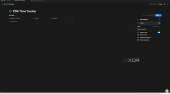 Rename the button properties Start and Stop