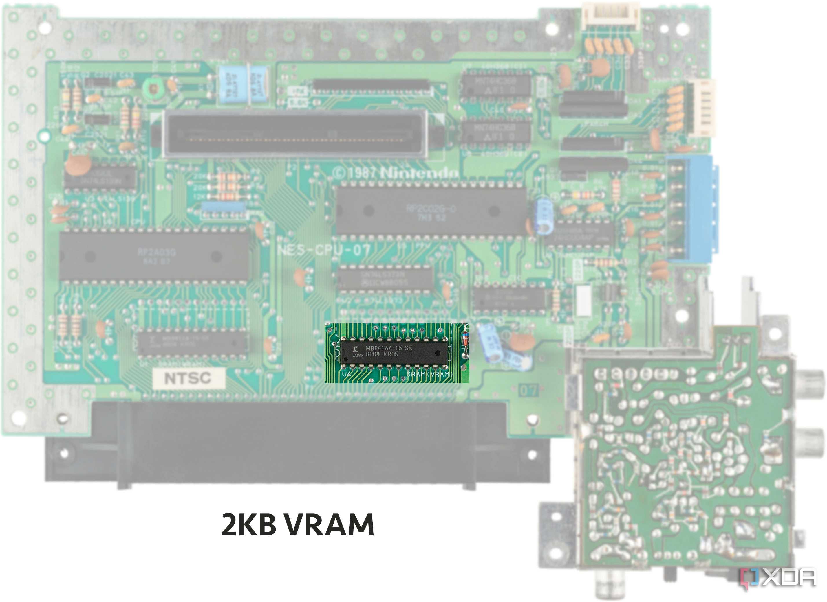 Nintendo NES Mk1 - 2KB-VRAM