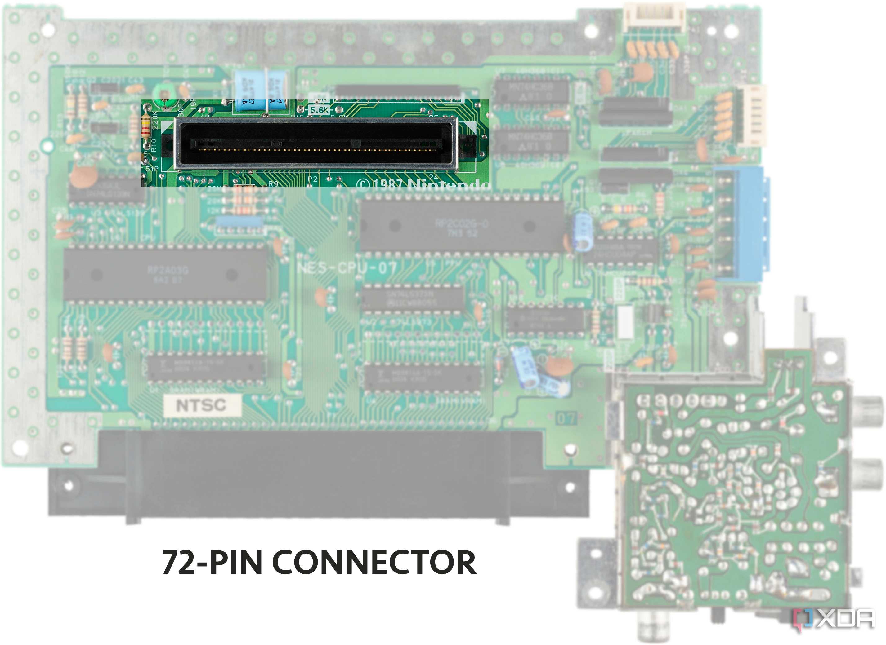 Nintendo NES Mk1 - 72-PIN-Connector