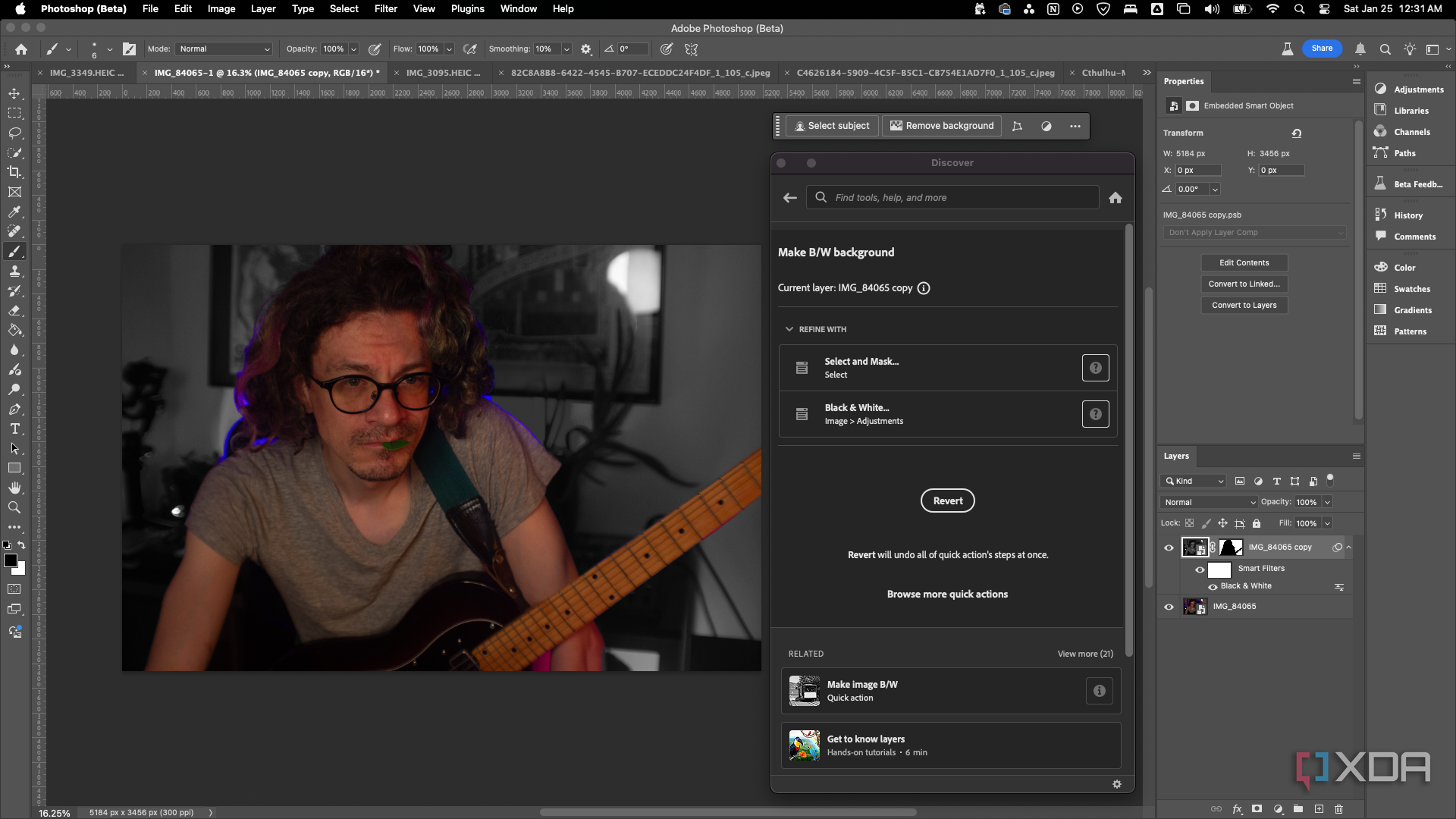 6 useful Photoshop Quick Actions conveniently grouped in one place