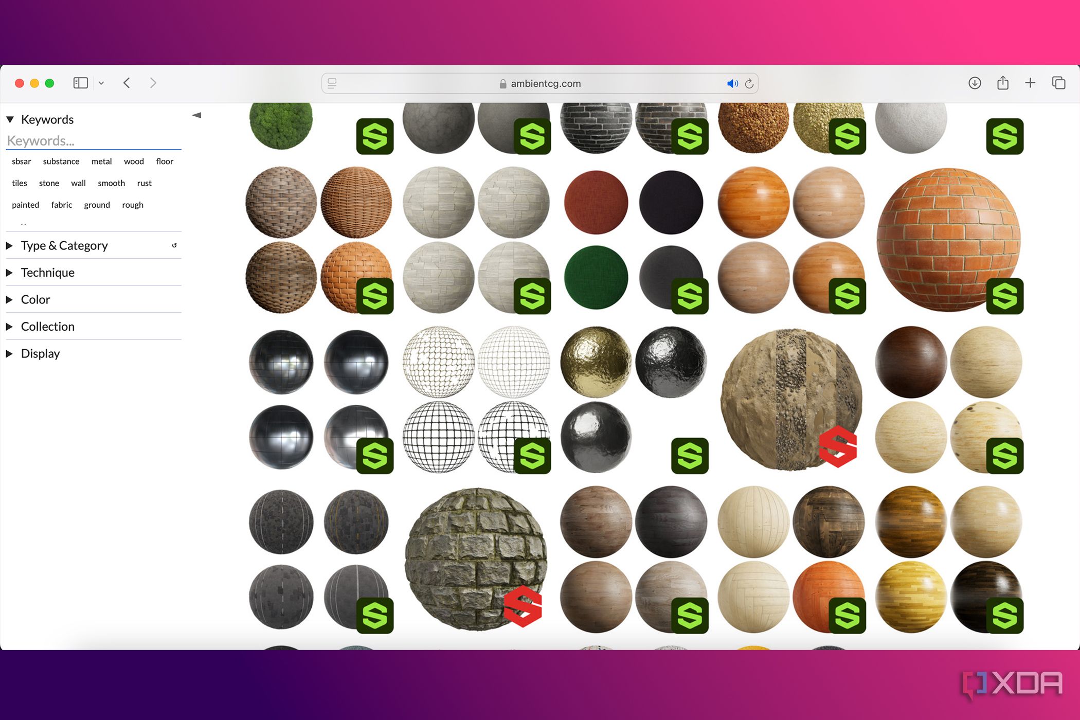 Find your favorite Blender textures