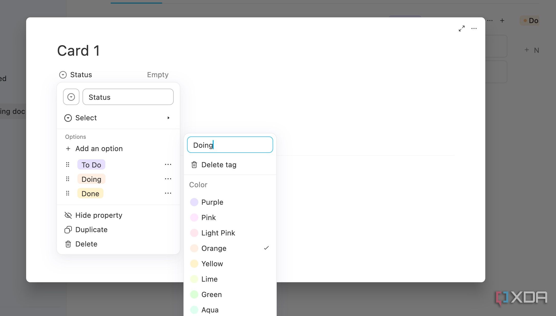 AppFlowy project tasks
