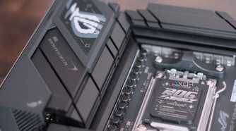 Asus ROG Strix B850-F Gaming WiFi CPU area