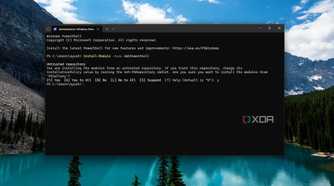 Installing the AWSPowerShell module in PowerShell