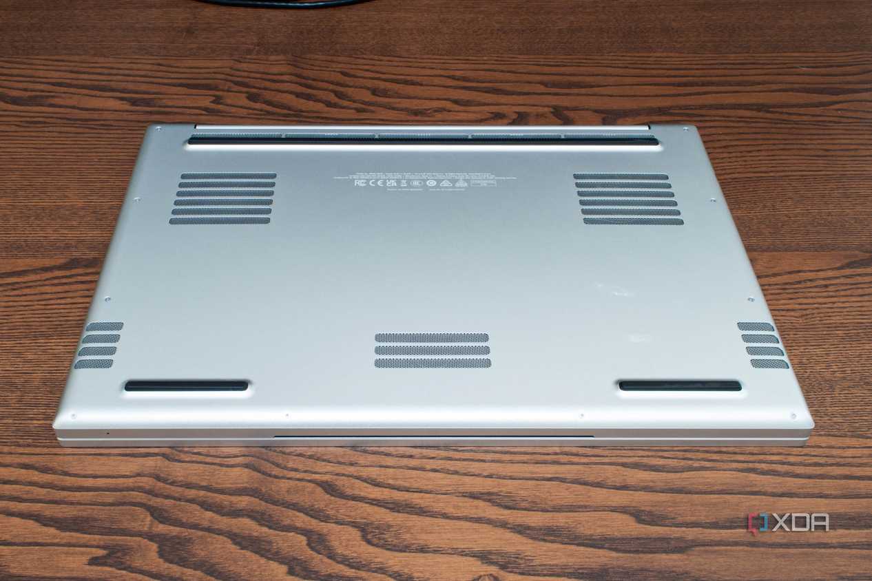 The underside of a Razer Blade 18