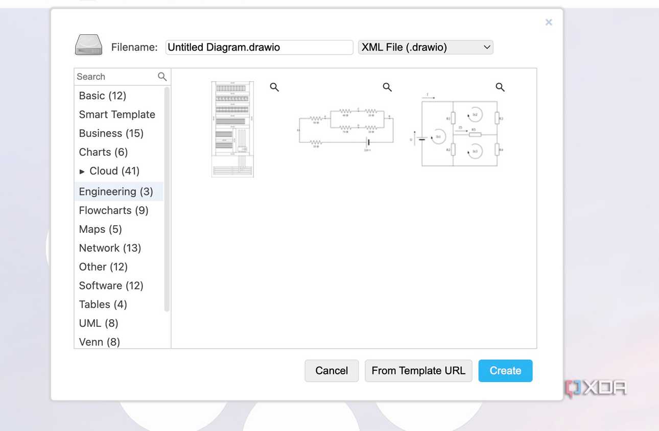 draw.io engineering templates