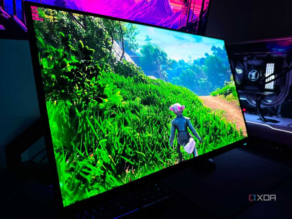 Star Wars Jedi Survivor on an OLED gaming monitor