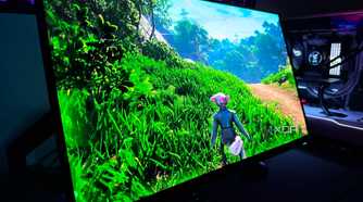 Star Wars Jedi Survivor on an OLED gaming monitor