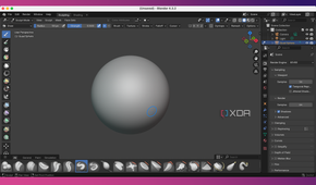 Blender sphere model