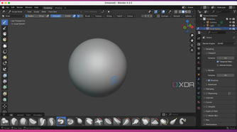 Blender sphere model