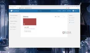 The BookStack web UI