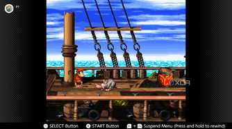 Screenshot of Donkey Kong Country 2 for the Super Nintendo on the Nintendo Switch Online service