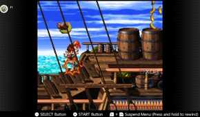 Screenshot of Donkey Kong Country 2 for the Super Nintendo on the Nintendo Switch Online service