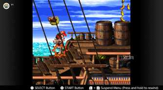 Screenshot of Donkey Kong Country 2 for the Super Nintendo on the Nintendo Switch Online service