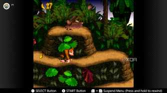 Screenshot of Donkey Kong Country for the Super Nintendo on the Nintendo Switch Online service